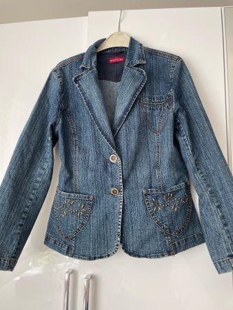 Jeans Jacke tailliert