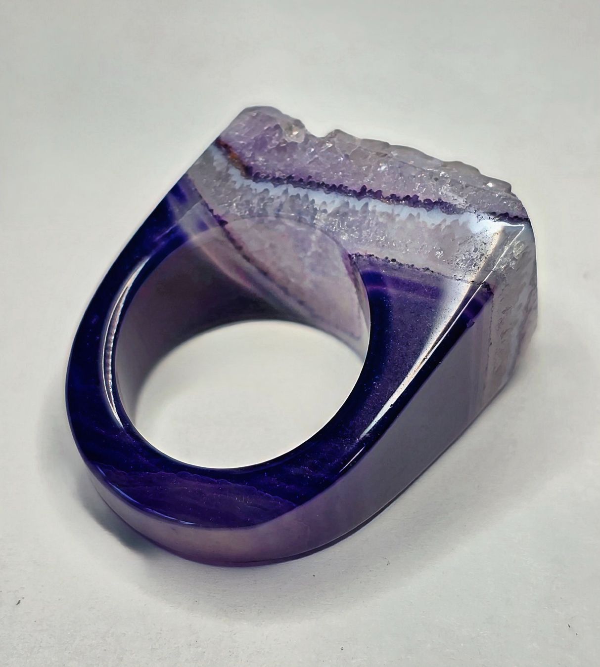 Anelli: Amethist Druse fullstone Fingerring – Nuovo (secondo la descrizione) da Zürich venduto da benedikt12 2
