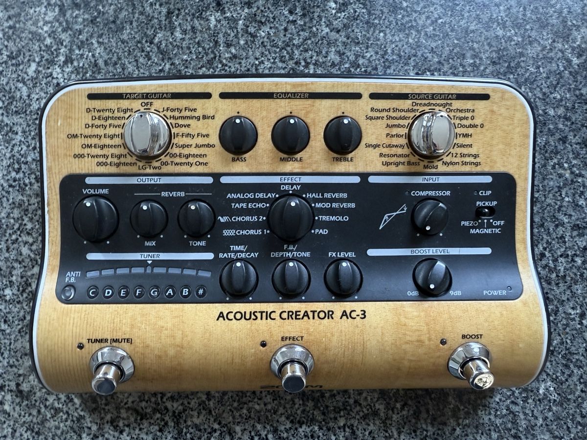 Zoom Strumenti musicali: Zoom acoustic creator AC-3 Pedale  – Usato da Vevey venduto da vui_98f5 1