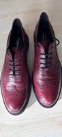 Bordeaux Rote Damenhalbschuhe