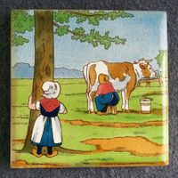 VILLEROY & BOCH DRESDEN, Topfuntersetzer Keramik, 1900-1945