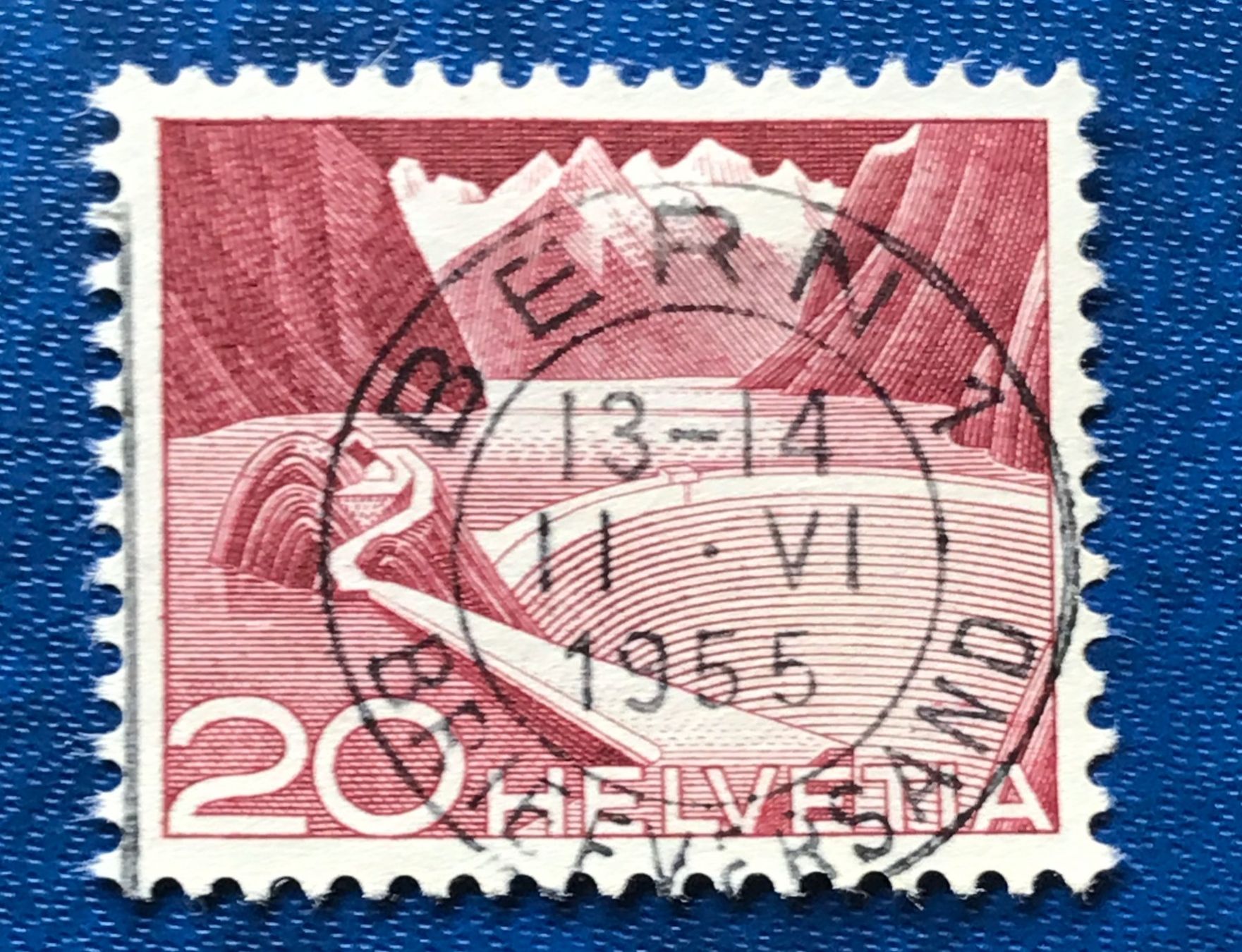 Tutti i francobolli: Nr.301A  mit Stempel Stausee 1949    – Usato da Aarau venduto da Billa007