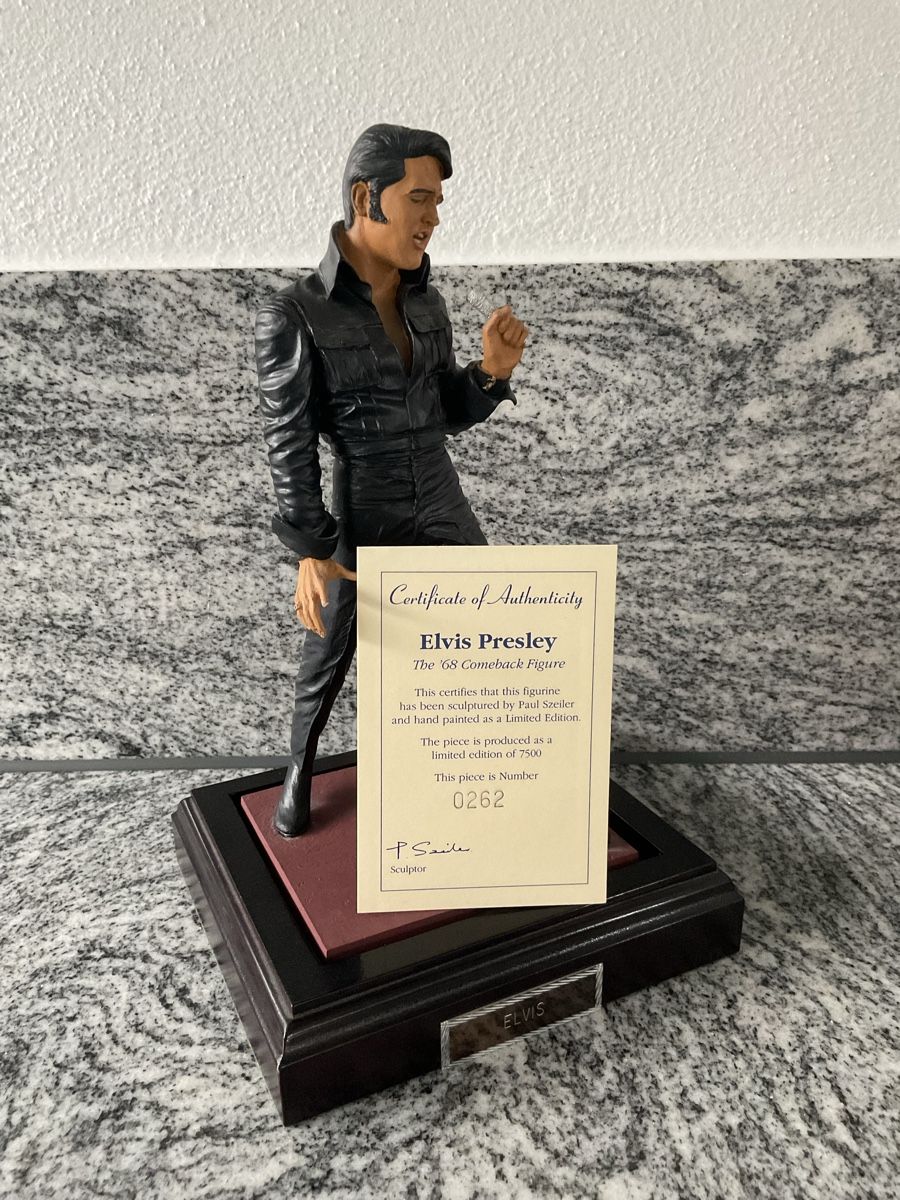 Statuette: Elvis Presley 1968 Comeback Special – Nuovo (secondo la descrizione) da St.Gallen venduto da X5m3z3 1