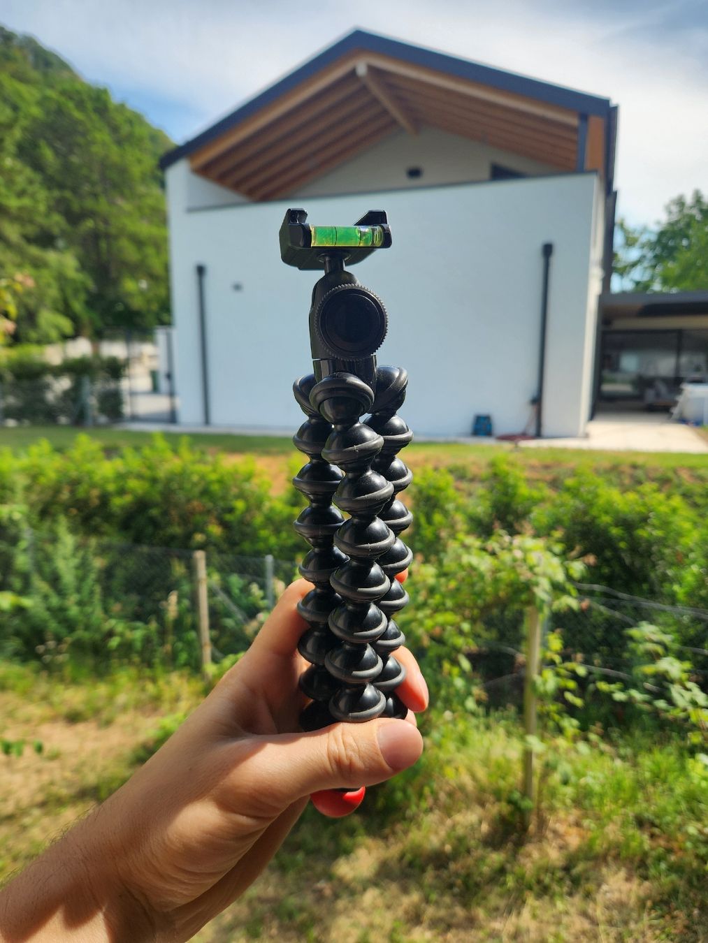 Stative & Köpfe: Flexible Tripod with Level, Black/Red – Gebraucht aus La Neuveville von Gary.T 2