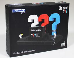 DIE DREI FRAGEZEICHEN ??? 3D Logo & Visitenkarten wie LEGO