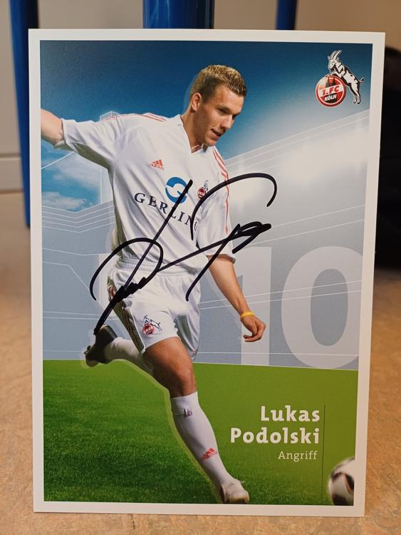 Lukas Podolski original 1. FC Köln Autogrammkarte- rar | Kaufen auf Ricardo