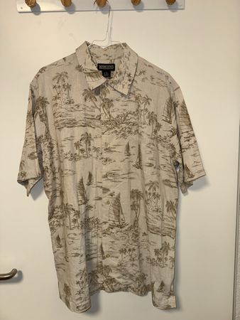 Herren Hemd kurzarm Lands' End Grösse M 
