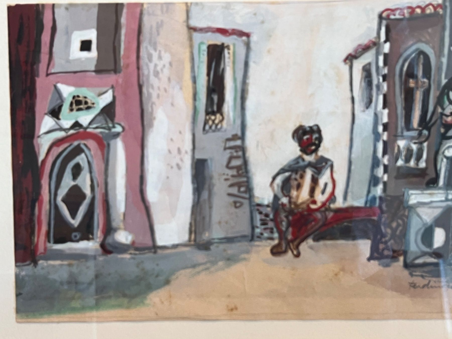 Dipinti: Edwin Ferdinand Grosshardt (schweizerisch, 1901-1960) – Usato da Basel venduto da Kaffee_und_Kunst 2