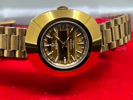 Rado DiaStar Magic Date Plaqué Or