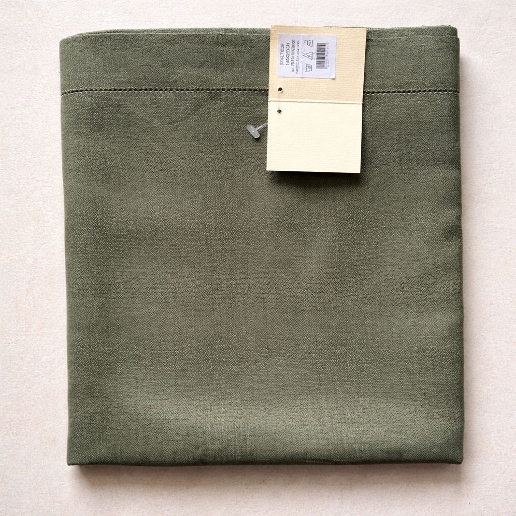 Altra biancheria da tavola: Natural Linen Tablecloth - 140x250cm -new – Nuovo e nell'imballaggio originale da Corsier GE venduto da Arca_ReLife