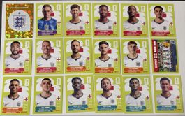 Panini WM 2026 - England Set 18 Stk inkl Wappen & Teambild