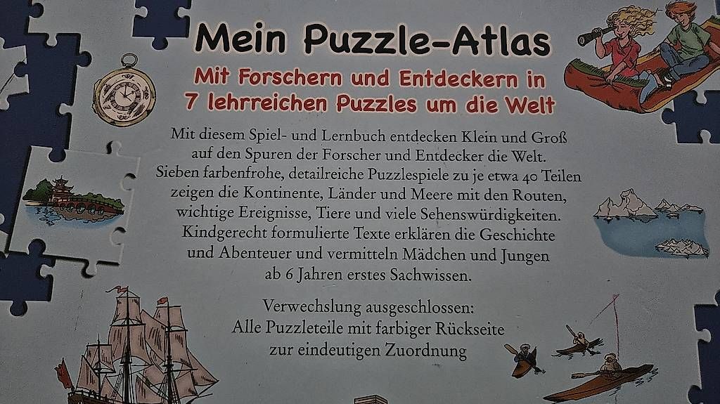 Puzzle: Puzzle Atlas – Usato da Erstfeld venduto da nan_6f9p 4