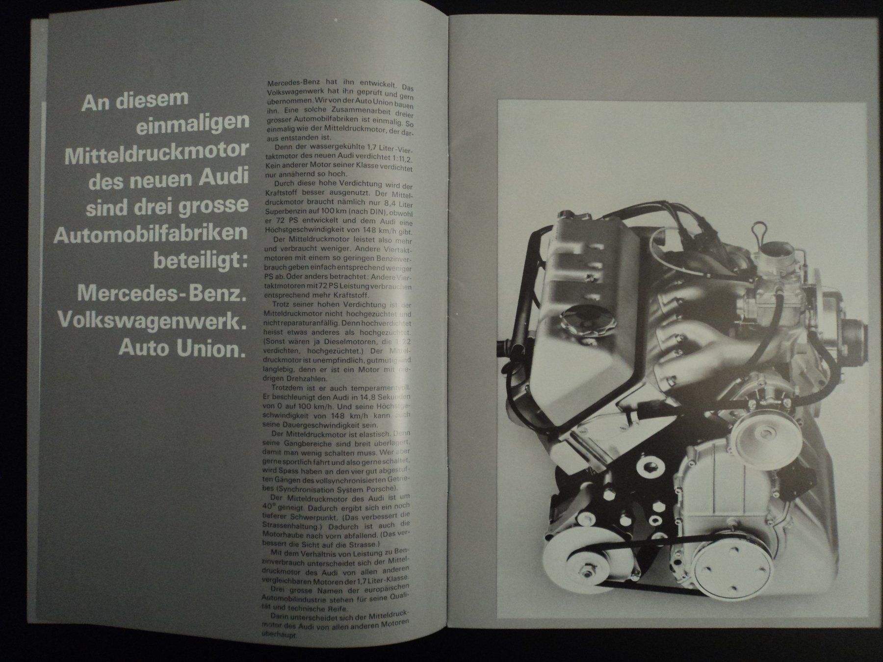 Audi Dokumente: Prospekt Audi Auto Union ca. 1966 – Gebraucht aus Schwarzenburg von modelCARama 3