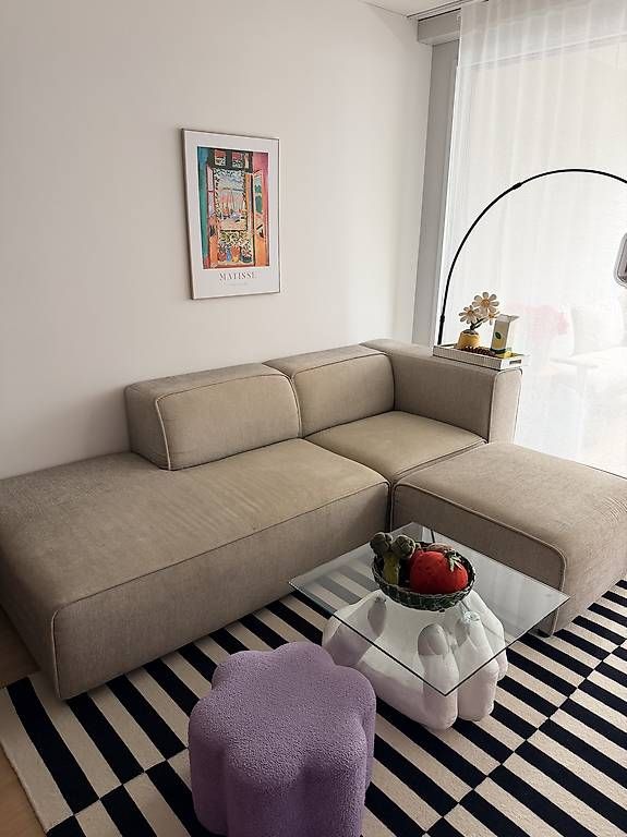 Sofas: Sofa - Designer-Sofa inkl. Hocker – D'occasion à Zürich par tyy 4