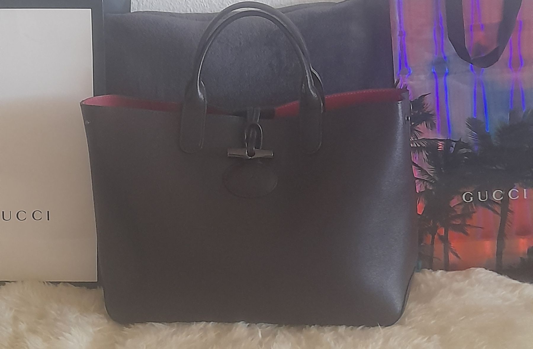 Longchamp Borse da donna: Sac Longchamp le Roseau en cuir.  – Usato da Lausanne venduto da Glam-Luxe 9