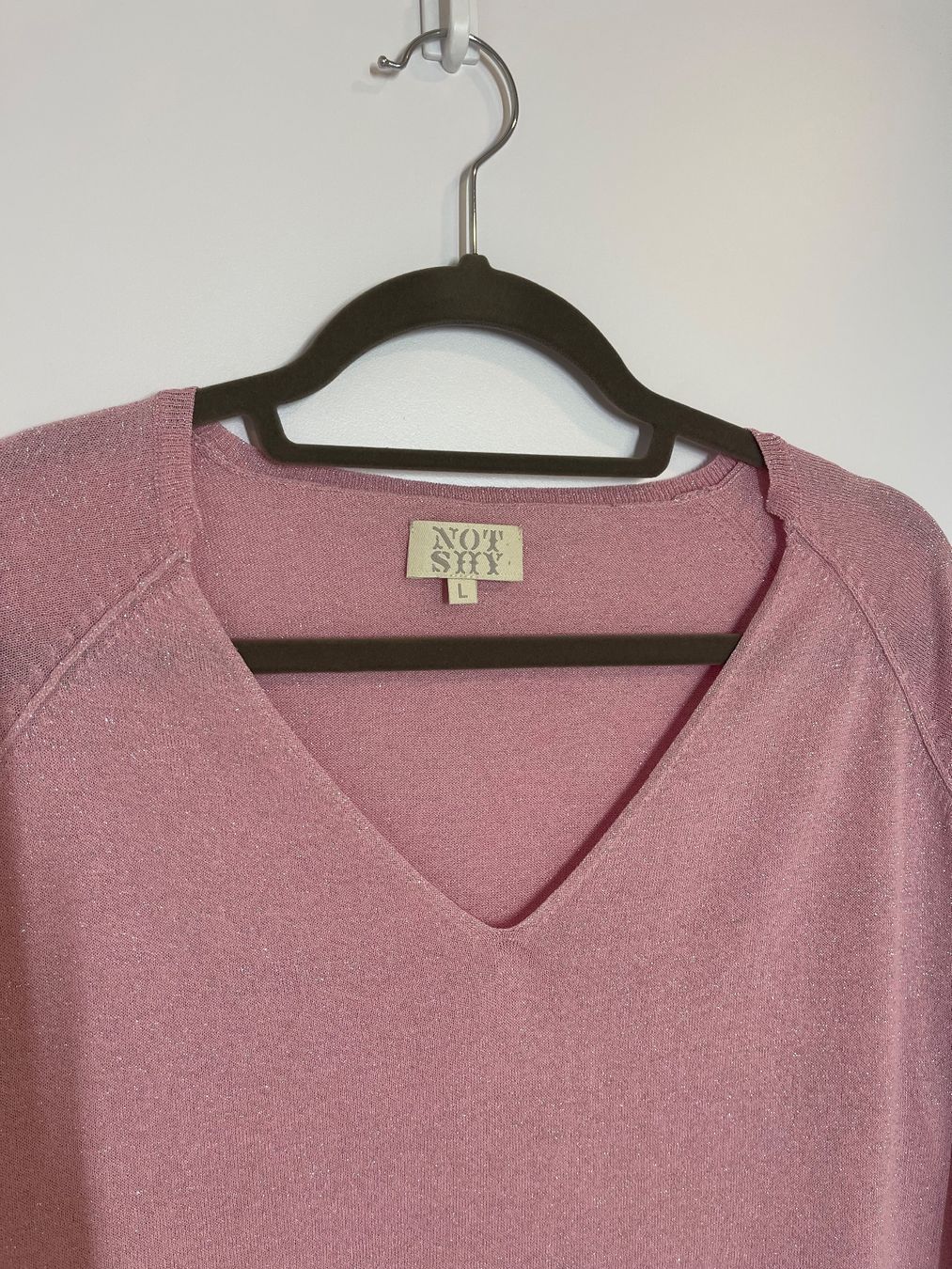 Maglioni & Felpe: Dünner Sommerpullover in einem hellen Rosaton in Grösse L – Usato da Zizers venduto da sarah_1987 2