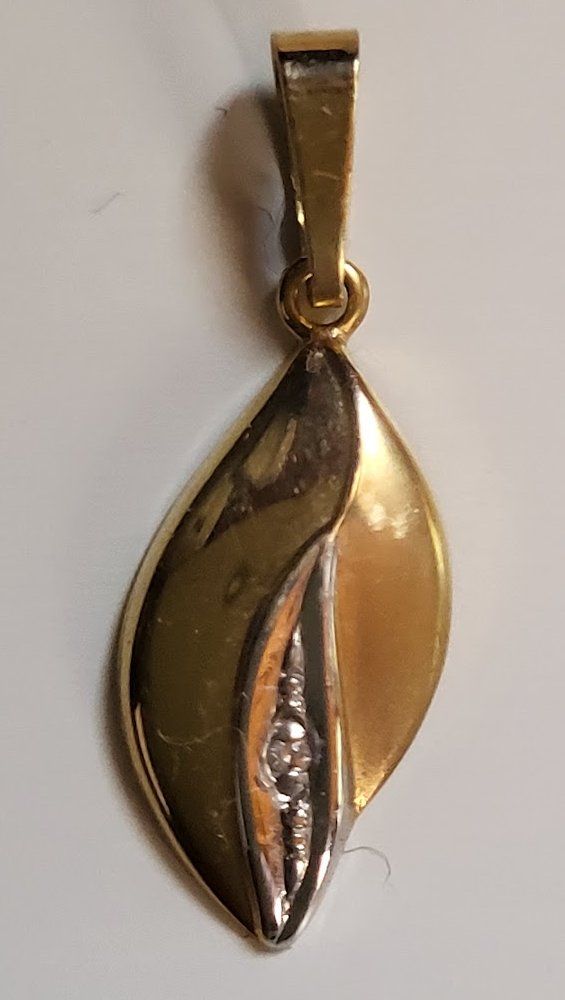 Anhänger: Gold Diamant Anhänger – Neu (gemäss Beschreibung) aus Selkingen von Eishase