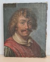 Altes Portrait von Claude Gelée, 19. Jahrh. Öl auf Leinwand