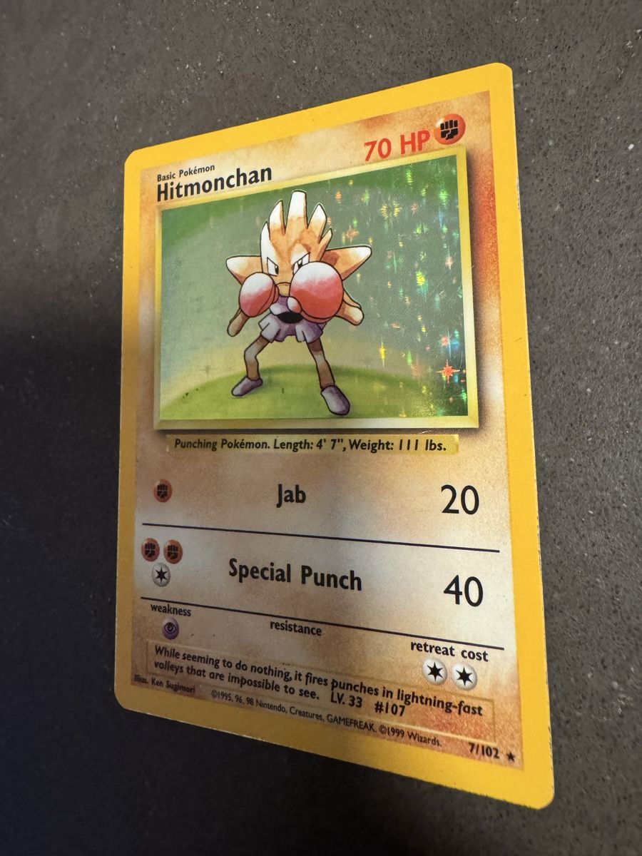 Pokémon Cartes à collectionner: Hitmonchan Base Set - 7/102 EN Ab 1.- – D'occasion à Cadro par kiks27 2