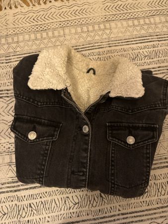 Topshop Jeansjacke mit Teddyfutter, Gr. 40, Top Zustand!