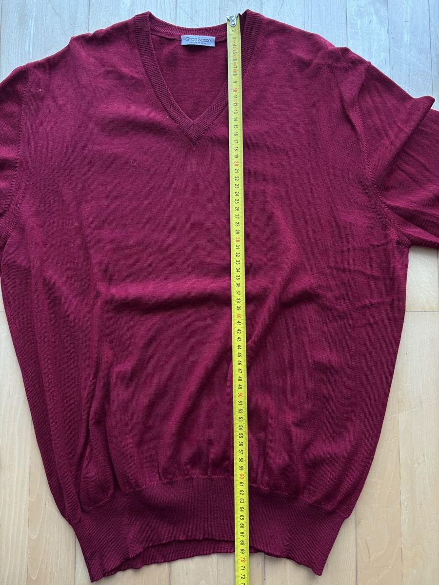Maglioni & Felpe: Wool V-Neck Burgundy Sweater – Usato da Belmont-sur-Lausanne venduto da Cedr_Barto 6