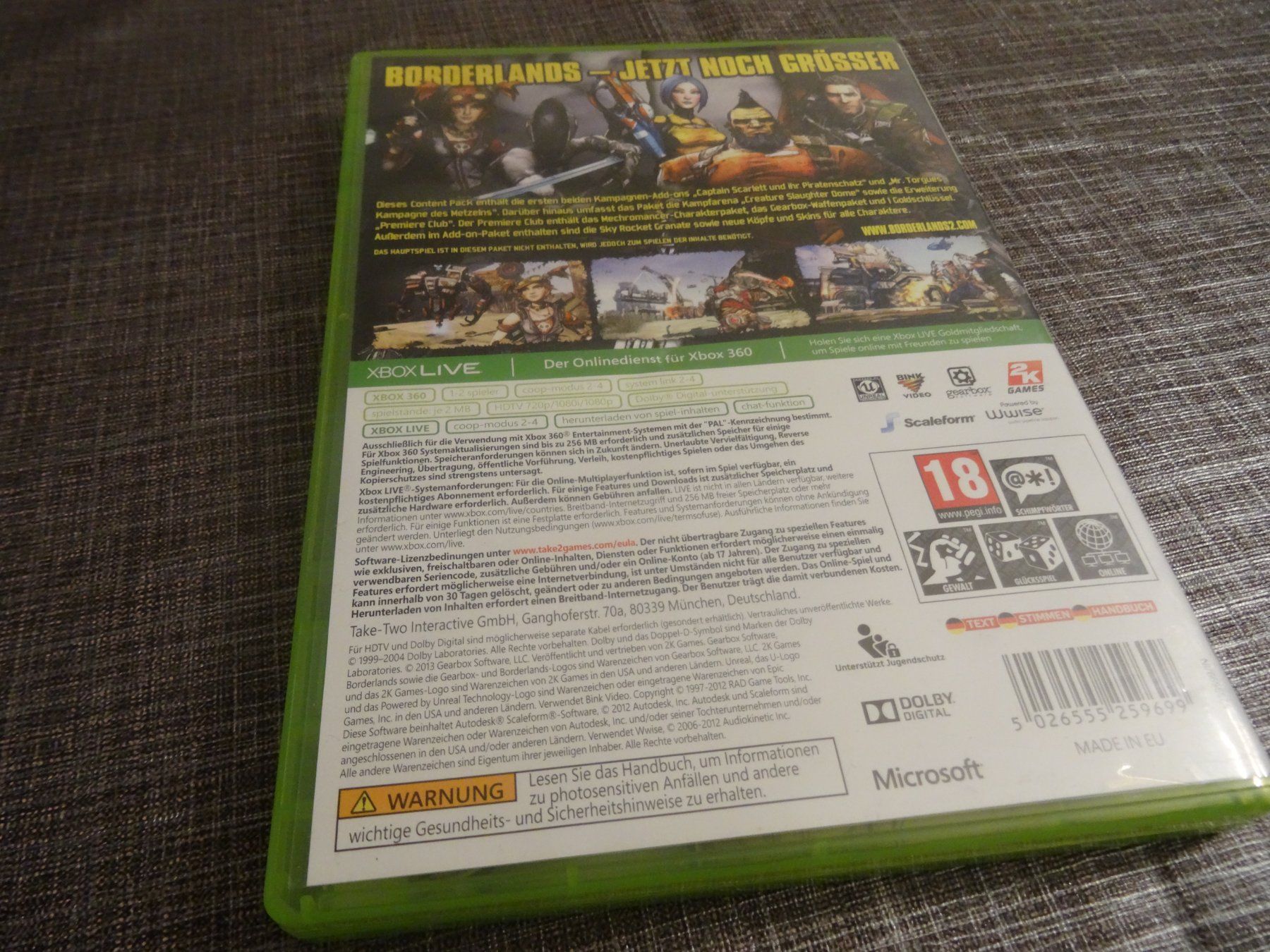 Microsoft Giochi: Borderlands 2 XBOX 360 Add-On Content Pack - – Usato da Olten venduto da Disc-Ausverkauf 2