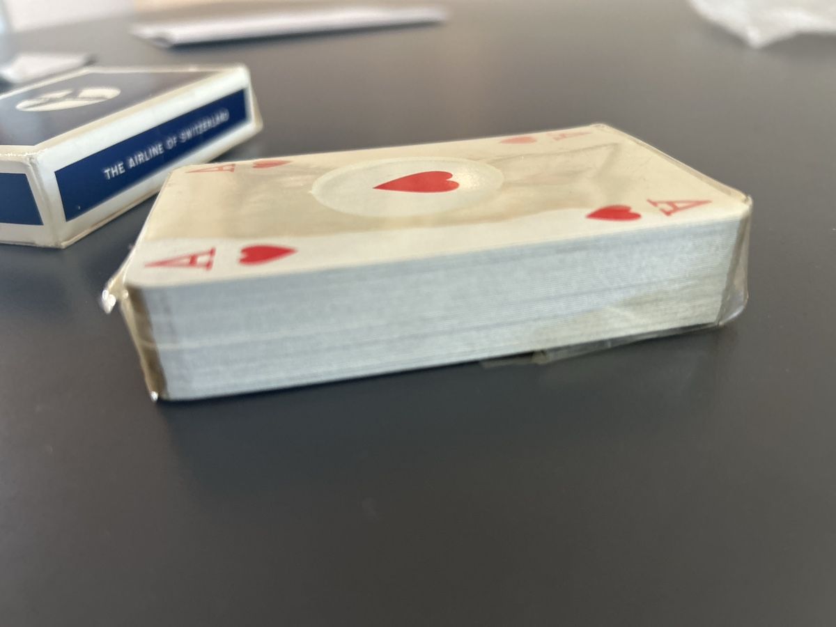 Giochi: NEUE Swissair Bridge Karten set – Nuovo e nell'imballaggio originale da kloten venduto da Sgana 1