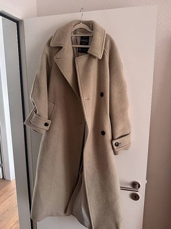 Langer Wollmantel - Mango