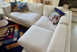 Ecksofa aus Stoff