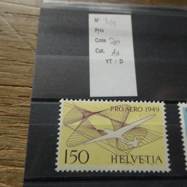 Tutti i francobolli: 3 FLUGPOST - Marken ** Kat. Total Fr. 170.-  siehe Bilder – Usato da Egliswil venduto da Trens01 1