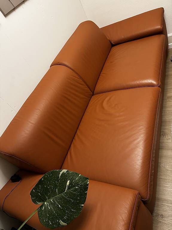 Divani: Sofa 3 Sitzer Echtleder Cognac  – Usato da St. Gallen venduto da lea_hq2w 3