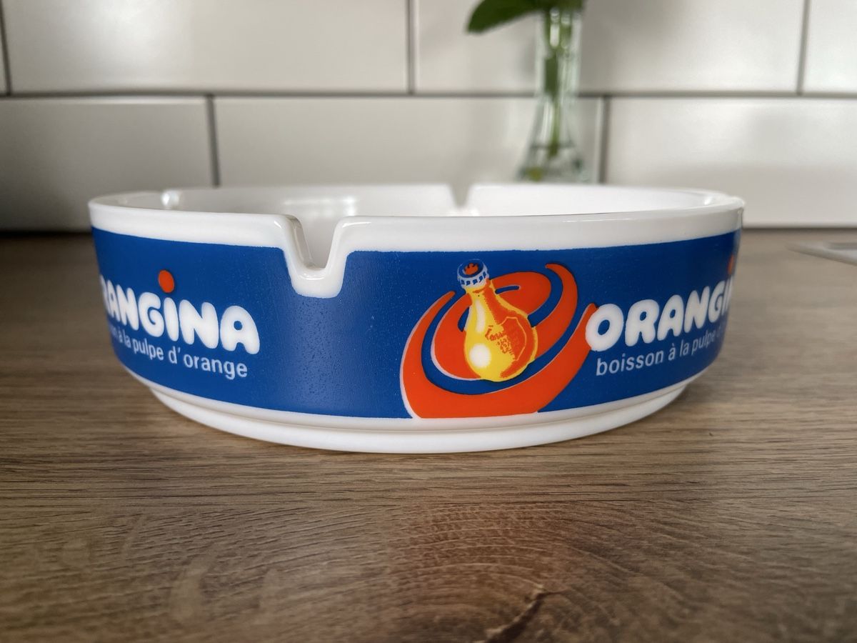Portacenere: Cendrier publicitaire Orangina Vintage – Usato da Lonay venduto da ju-71 3