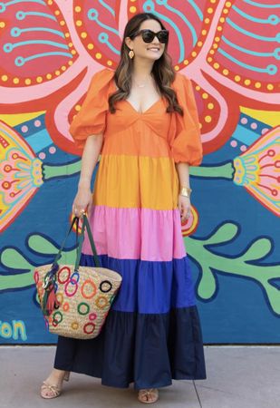 FARM Rio x Anthropologie Maxikleid Gr. 36 ähnlich Sézane NEU