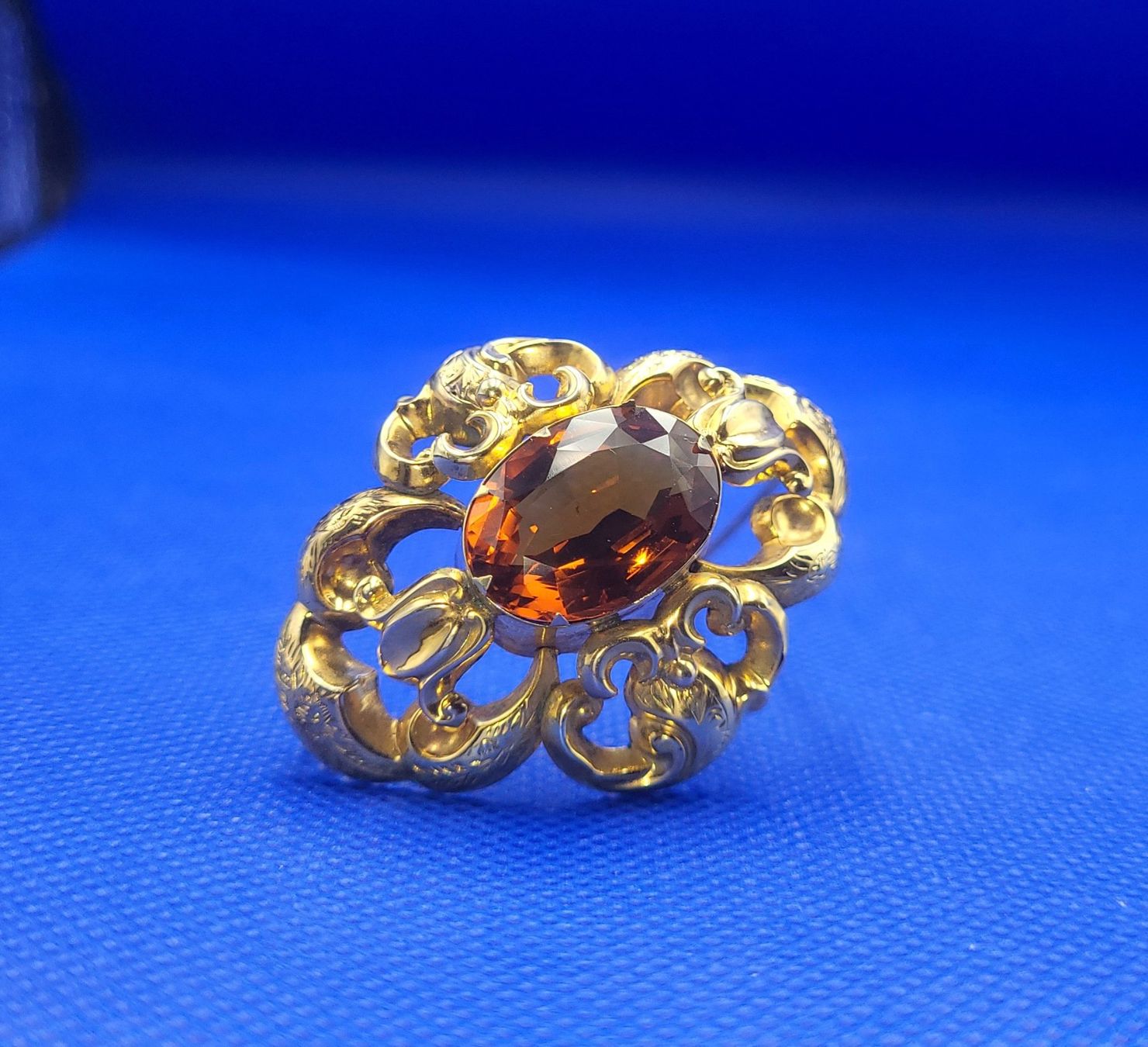 Spille & Fermagli: Gold 375 brosche mit Citrin – Usato da Wald ZH venduto da Aniade 5
