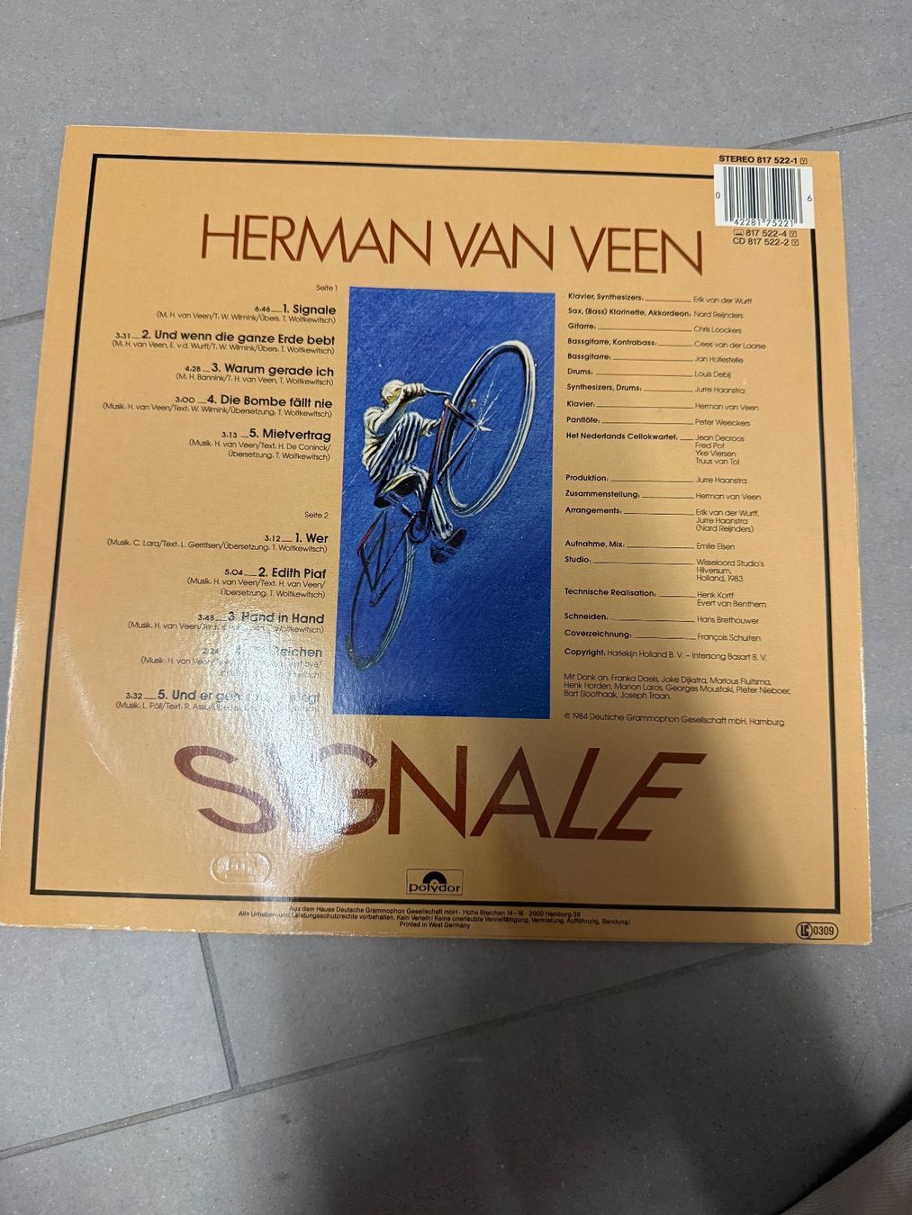 Dischi in vinile: Schallplatte / Hermann Van Ween / Signale – Usato da Freidorf TG venduto da sarotiko 1