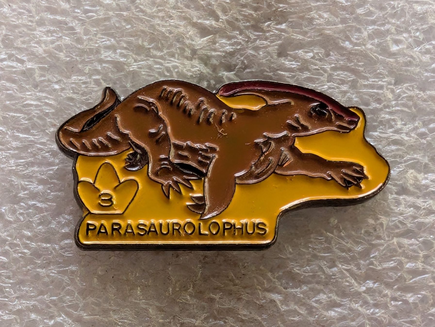 Placchette & Badge: Ansteckpin 209: Dinosaurier Serie Nr. 3 – Usato da Oppligen venduto da Pin-Fall-Shop