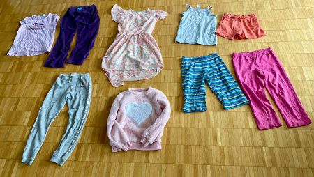 Mädchen Frühling & Sommer pack 128+. 9 teilig zum austragen