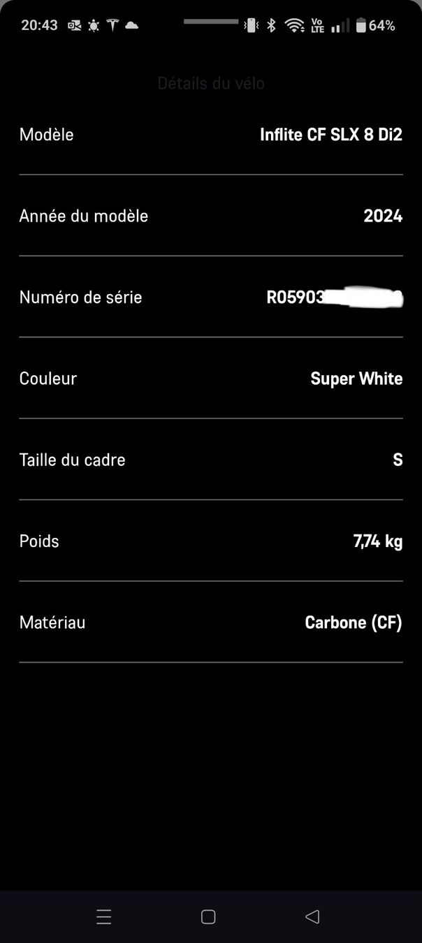 Biciclette: Vélo Canyon Inflite CF SLX 8 Di2 – Usato da Gland venduto da kekalor 2