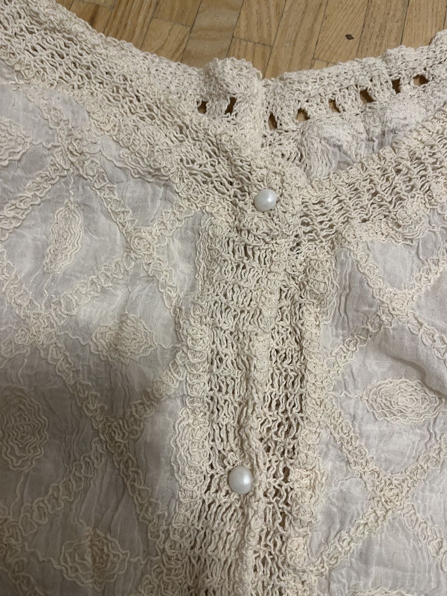 Camicette: Bluse mit Stickerei Creme  Baumwolle‼️ein Artikel gratis – Usato da St. Gallen venduto da elli18 6