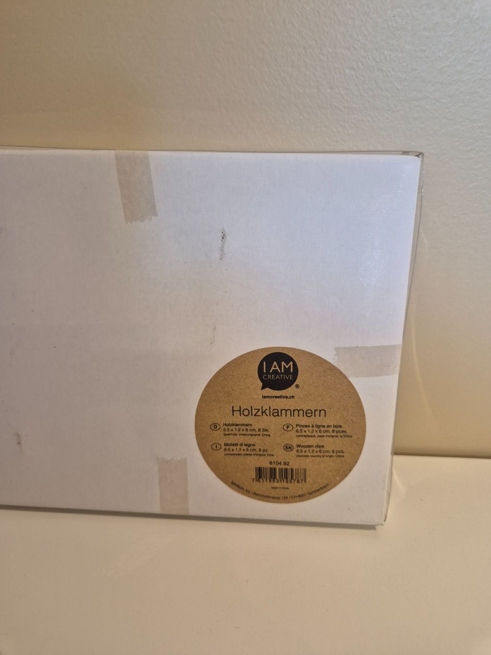 Migros Alle Dekorationen: I AM Creative Holzklammern mit Sternen – Neu und originalverpackt aus Dietikon von grafad 1