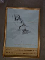 Kunst Plakat gerahmt - Kunstmuseum Bern 1994 - Baltus