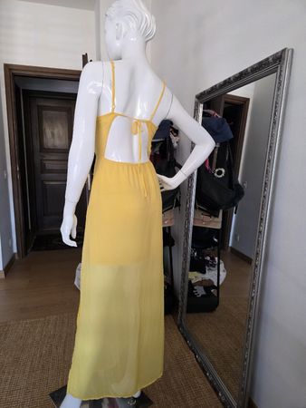 Abito lungo giallo EVEN&ODD taglia S-M