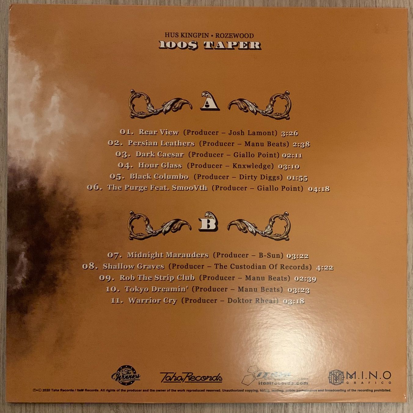 Dischi in vinile: HUS KINGPIN - 100$ Taper Lp 2020 – Usato da Mühlethal venduto da superfast78 1