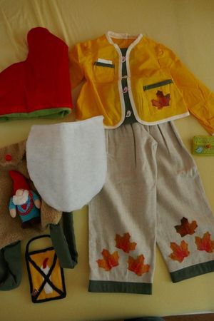 Unikat/neu: Kostüm Zwerglein Fasnacht