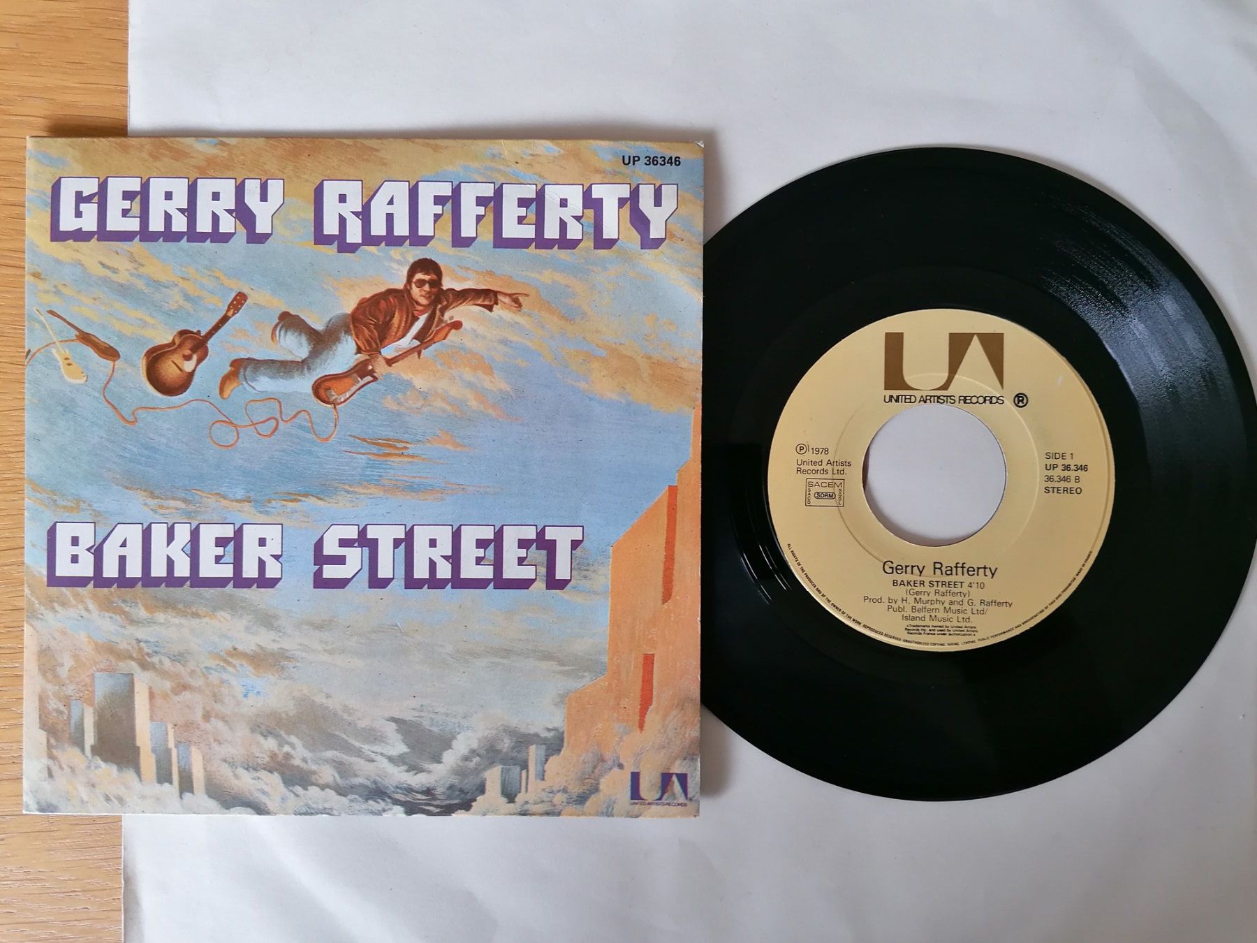 Vinyles: Gerry Rafferty --  Baker Street Vinyl Single – D'occasion à Beinwil am See par Funkthesizer