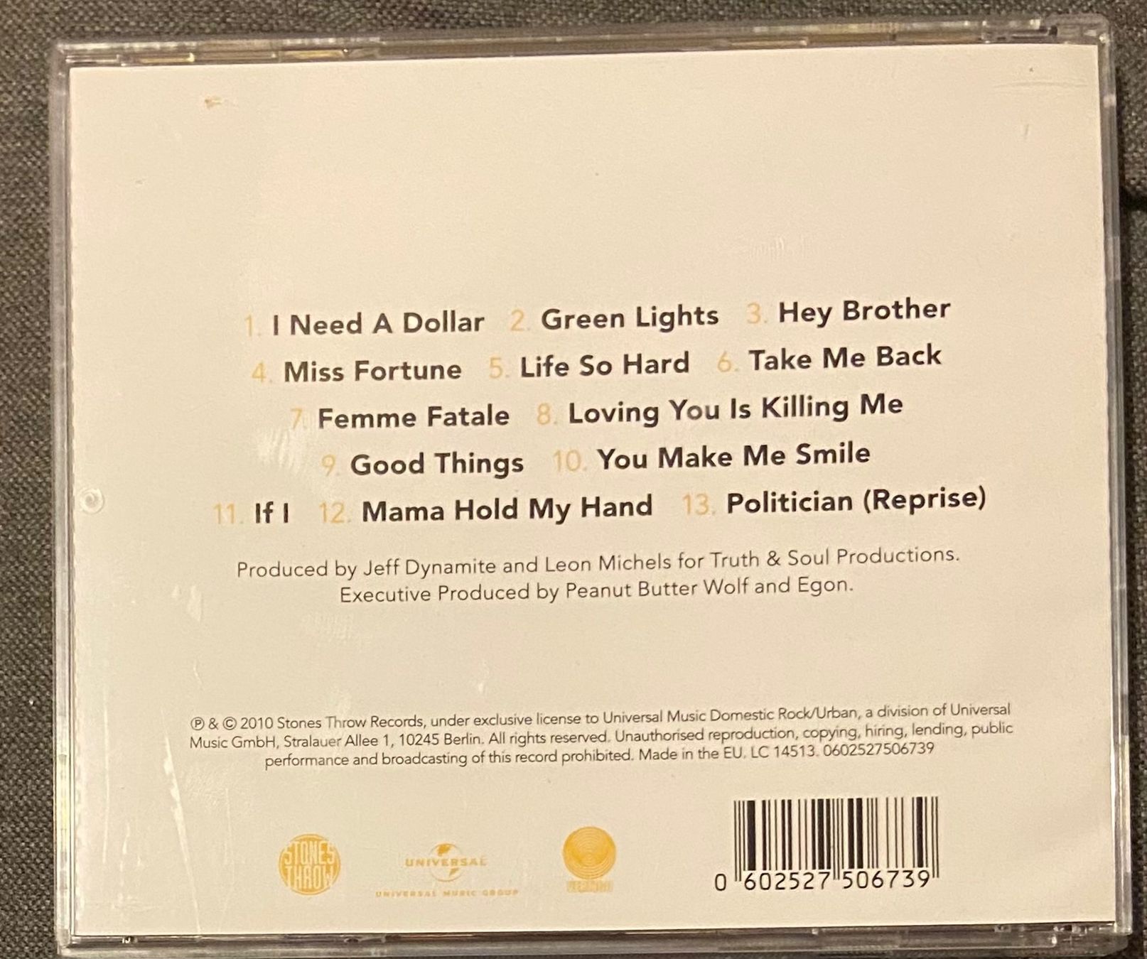 CD: ALOE BLACC CD GOOD THINGS – Usato da Luzern venduto da Lycka 1