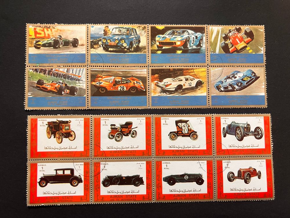 1972 UAE AJMAN OLD & MODERN Cars gest (E1863) (Gebraucht) in Hinwil für ...