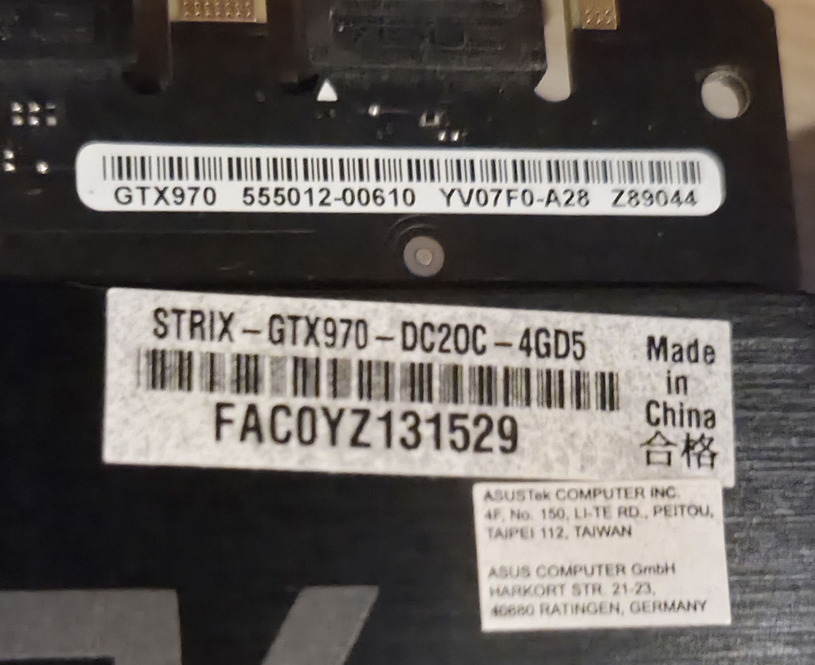 Asus Cartes graphiques: Carte graphique ASUS STRIX GTX970 – D'occasion à Genève par CRDNX 3