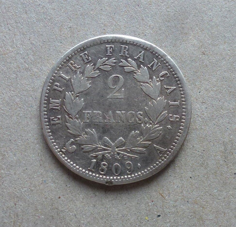 Tutti le monete: Frankreich ++ 2 Francs 1809 A – Usato da Walkringen venduto da Casablanca777 1