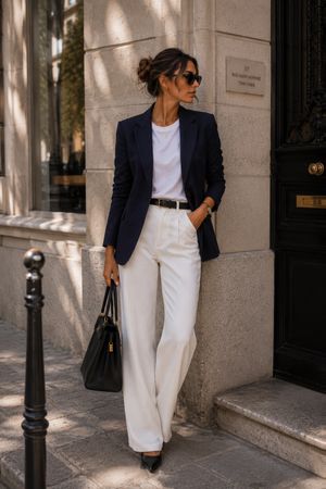 Max Mara Weekend Blazer Gr. 36 Navy Nadelstreifen Business
